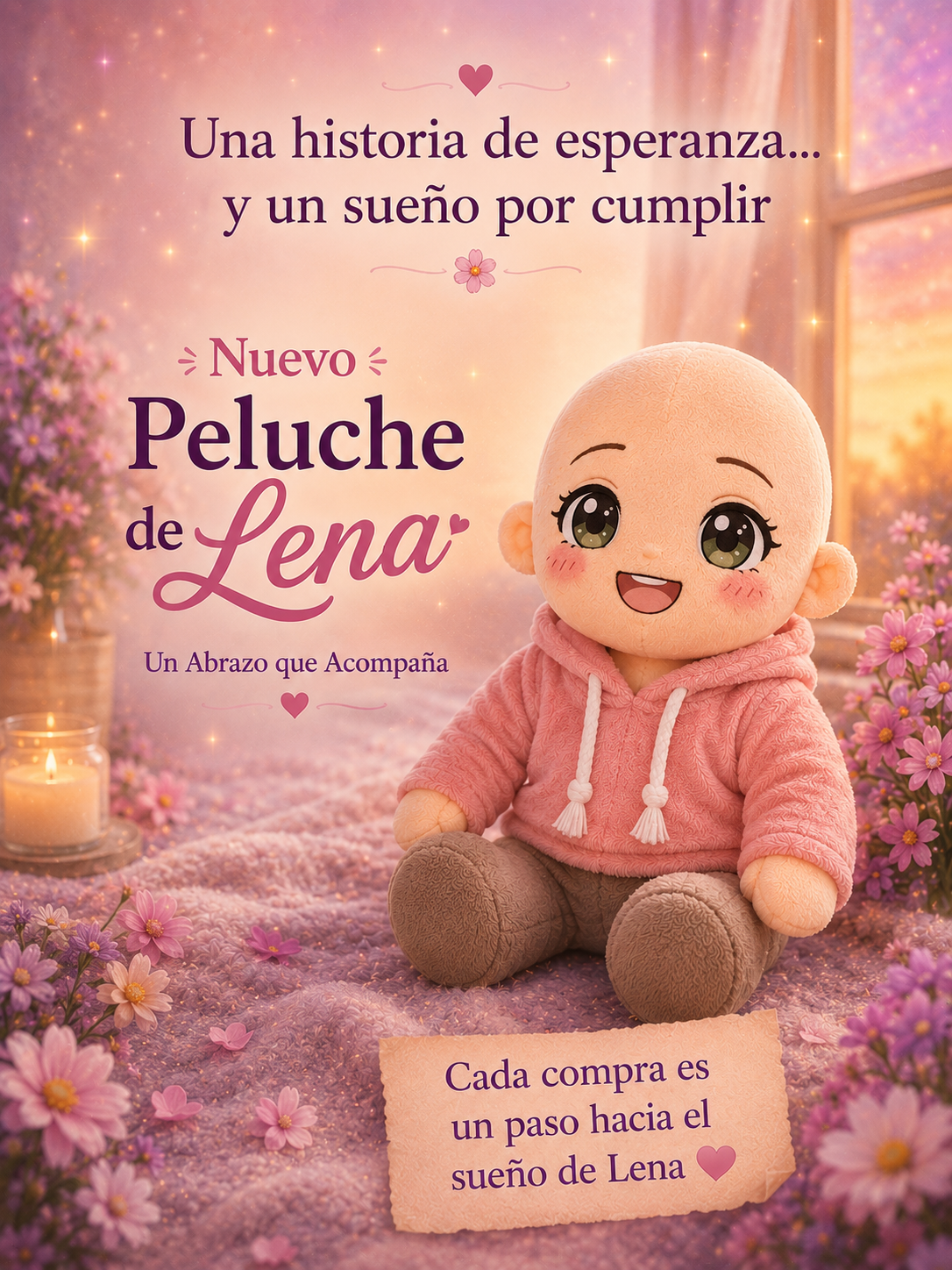 El Peluche de Lena: Un Abrazo que Acompaña | PREVENTA |