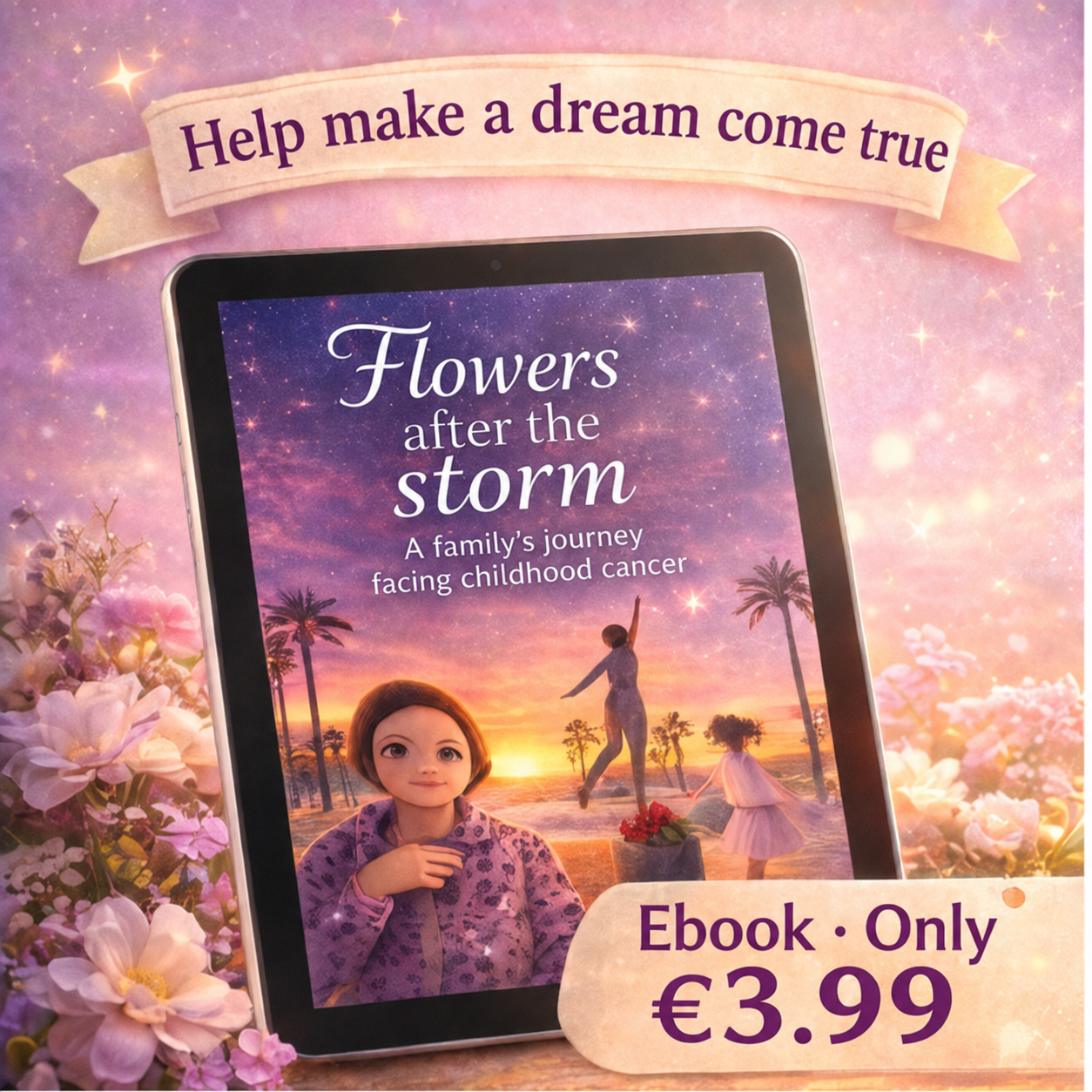 Flores tras la Tormenta: Una Historia Real de Lucha y Esperanza – Ebook Solidario
