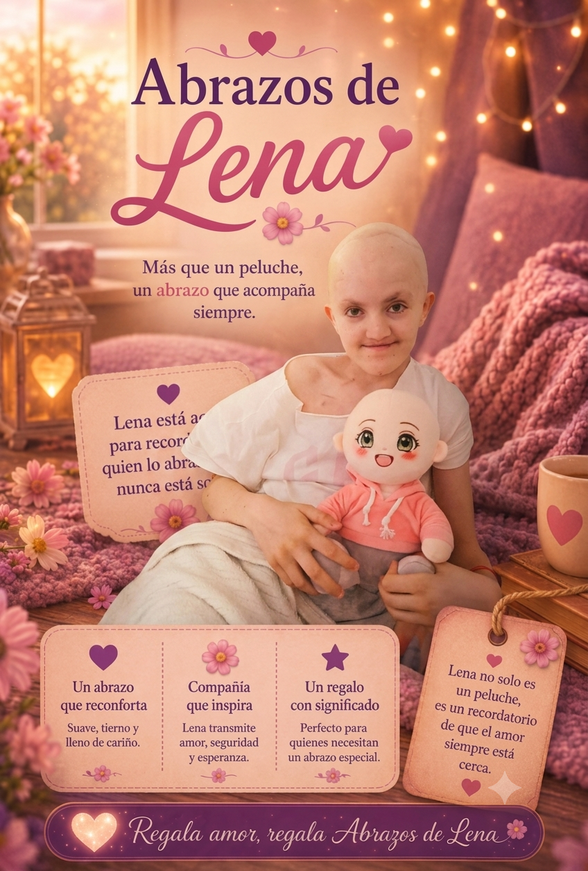 El Peluche de Lena: Un Abrazo que Acompaña | PREVENTA |
